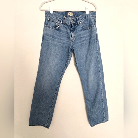 Madewell 90s low rise straight 100% cotton jeans | size 29 - Picture 1 of 6